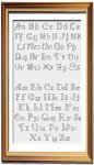 (image for) Backstitch Alphabets